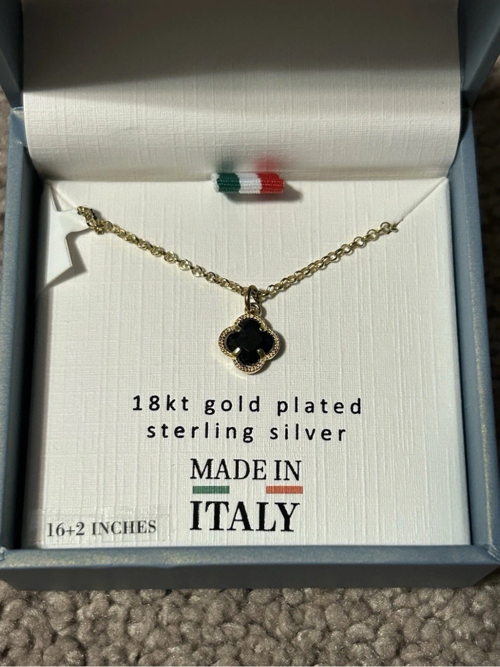 Mia Fiore 18kt Gold Plated Sterling Silver Necklace Made In Italy